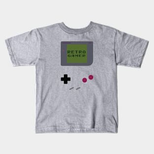 Nostalgic Retro Gamer Vibes with Classic Game Boy Art Kids T-Shirt